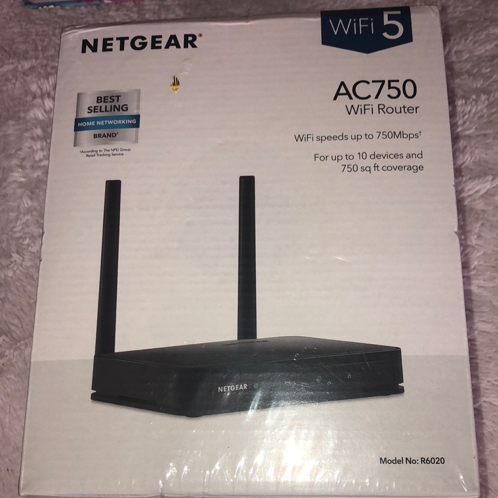 New Netgear AC 750 Wi-Fi router